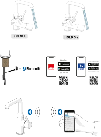 Oras Optima Hybrid - Touchless Operation and Individual programs